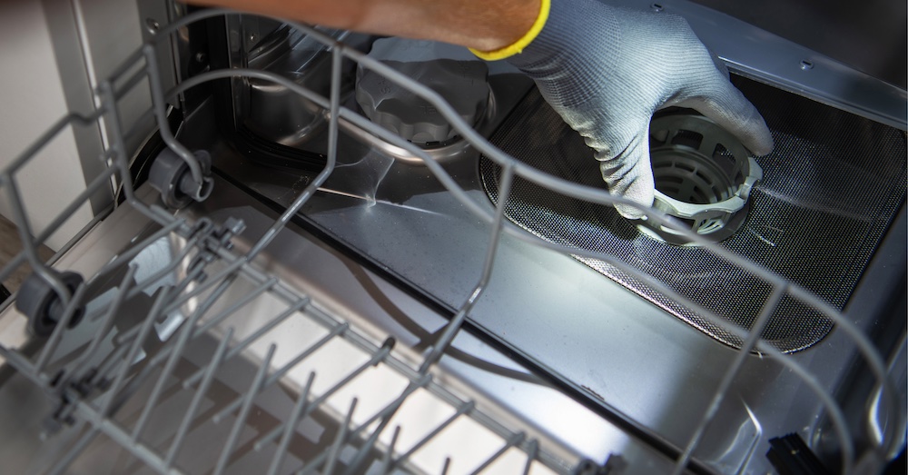 dishwasher drain cleaning