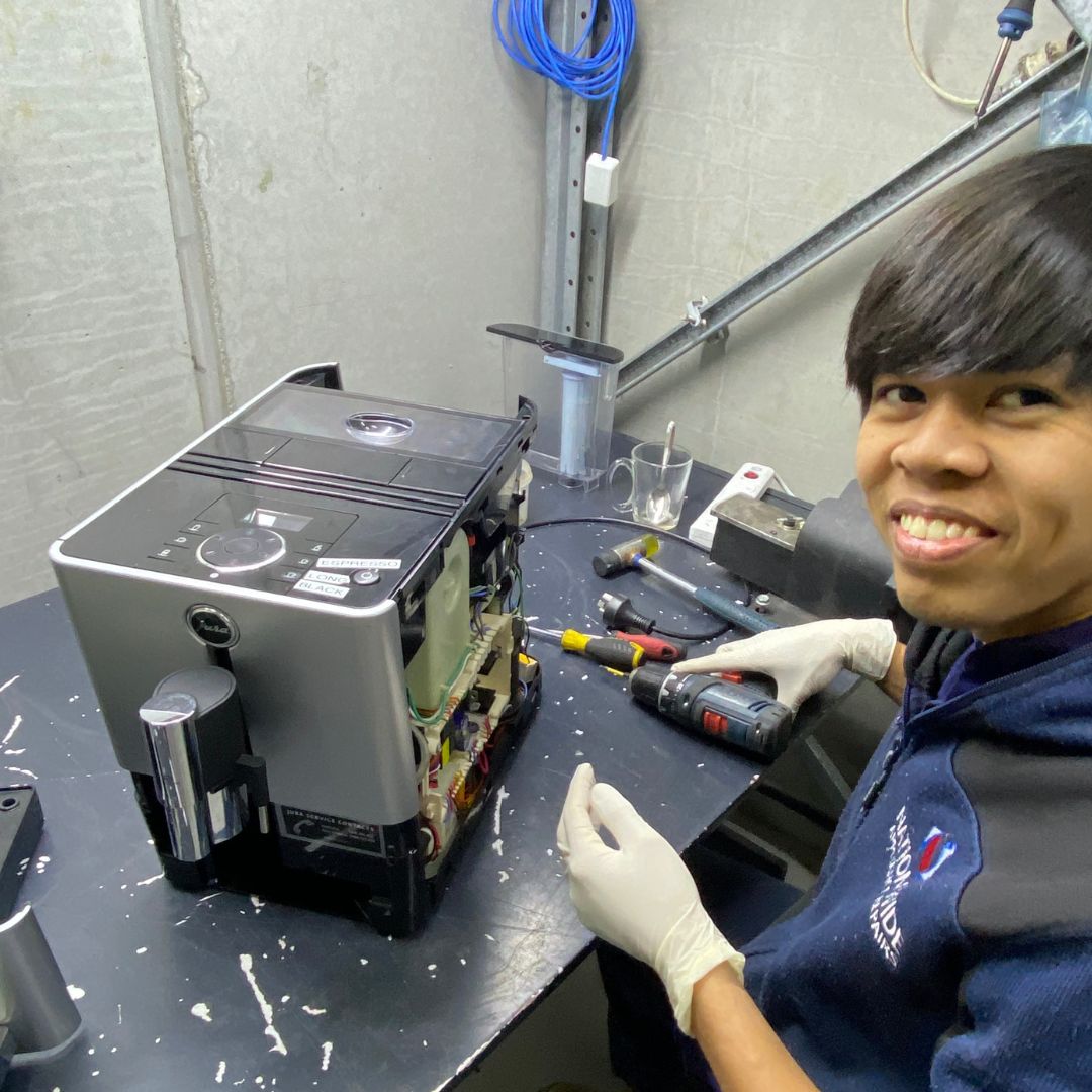 Jura coffee machine repair in Dandenong Workshop