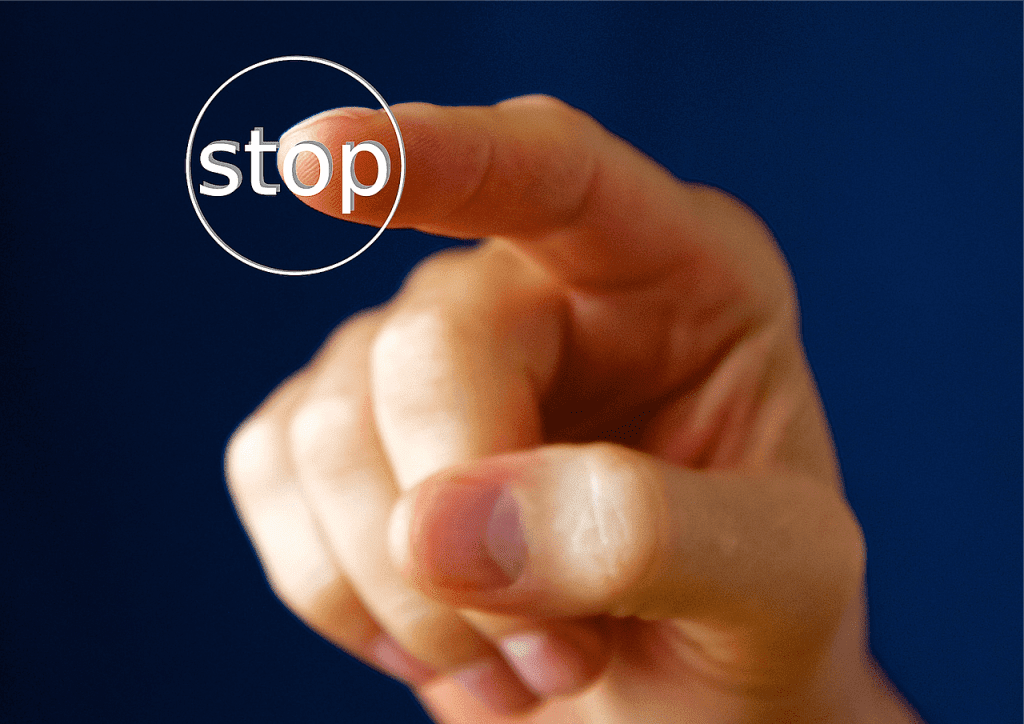 stop button, disconnecting a power to remove the dishwasher